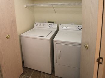Full-size washer & dryer in home